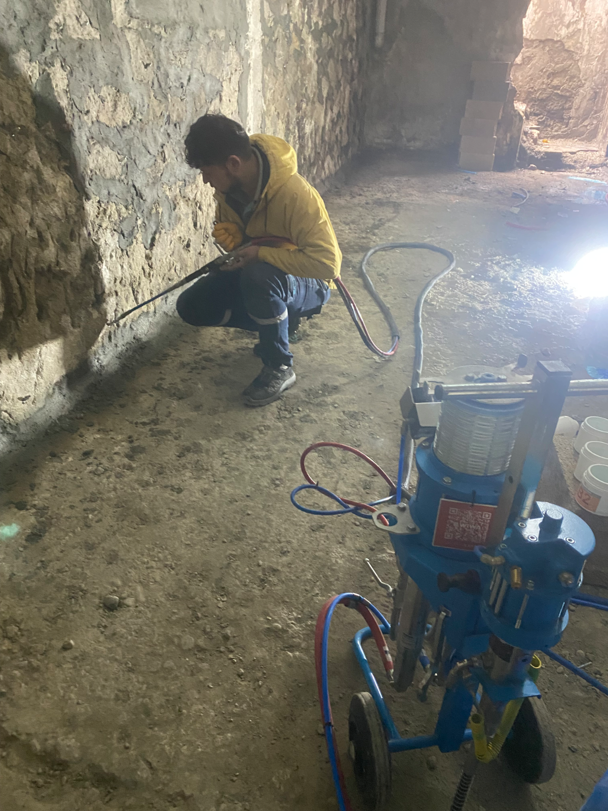 Ağrı Hamur Bodrum Kat Su Yalıtımı